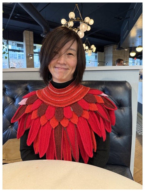 Joan's Red Leaf Capelet